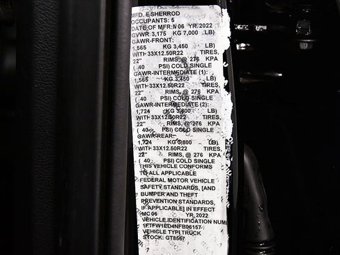 Used 2022 Ford F150 XLT w/ Equipment Group 302A High AWD/4WD image 14