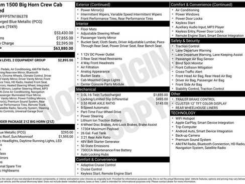 New 2026 RAM 1500 Big Horn AWD/4WD image 30