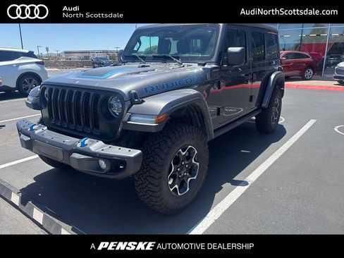 Used 2021 Jeep Wrangler Unlimited Rubicon 4xe w/ Steel Bumper Group AWD/4WD image 1