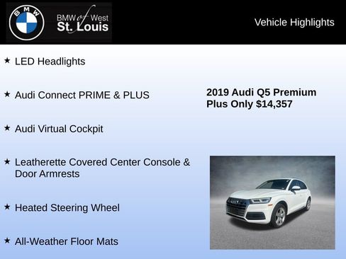 Used 2019 Audi Q5 2.0T Premium Plus w/ Premium Plus Package AWD/4WD image 16