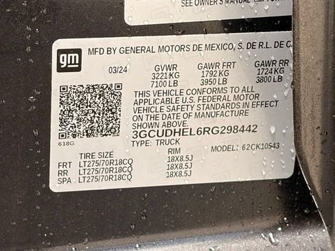 Used 2024 Chevrolet Silverado 1500 ZR2 w/ Technology Package AWD/4WD image 34