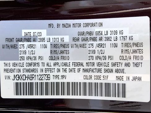 Certified 2024 MAZDA CX-90 Plug-In Hybrid w/ Premium Pkg AWD/4WD image 34