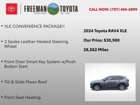 Used 2024 Toyota RAV4 XLE w/ Convenience Package image 9