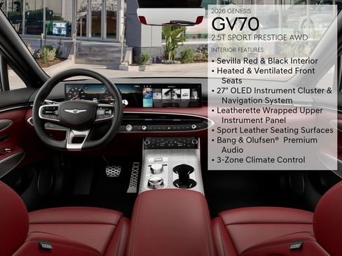 New 2026 Genesis GV70 2.5T Sport Prestige AWD/4WD image 21