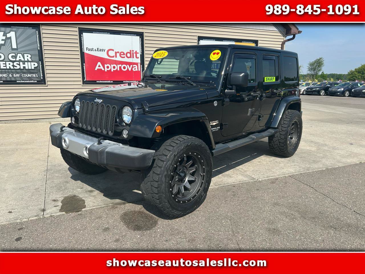 Used 2015 Jeep Wrangler Unlimited Sahara w/ Connectivity Group AWD/4WD image 1
