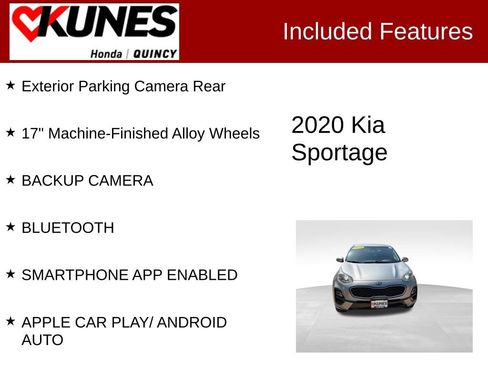 Used 2020 Kia Sportage LX AWD/4WD image 2