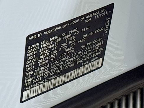 New 2026 Volkswagen Atlas SEL Premium R-Line AWD/4WD image 36