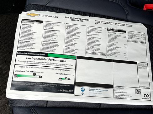 New 2025 Chevrolet Silverado 2500 High Country w/ High Country Premium Package image 14