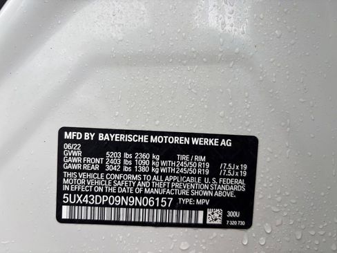 Used 2022 BMW X3 sDrive30i w/ Convenience Package RWD image 9