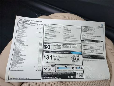 New 2027 BMW 430i Coupe w/ M Sport Package RWD image 18