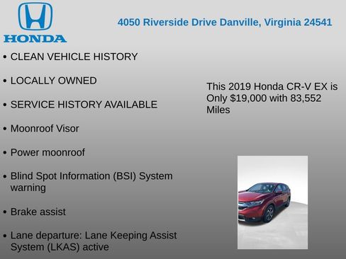 Used 2019 Honda CR-V EX image 7