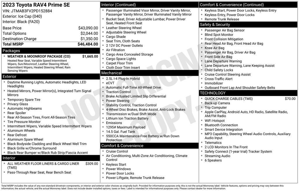 Used 2023 Toyota RAV4 SE w/ Weather & Moonroof Package AWD/4WD image 34