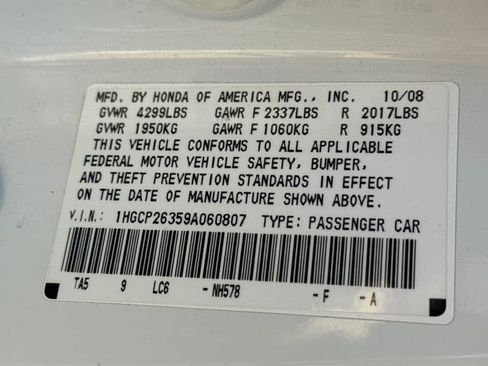 Used 2009 Honda Accord LX image 18