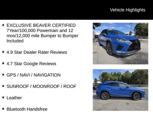 Used 2022 Lexus RX 350 F Sport w/ Accessory Package image 5