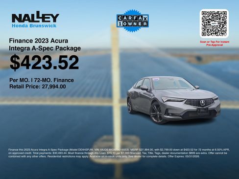 Used 2023 Acura Integra A-Spec FWD image 3