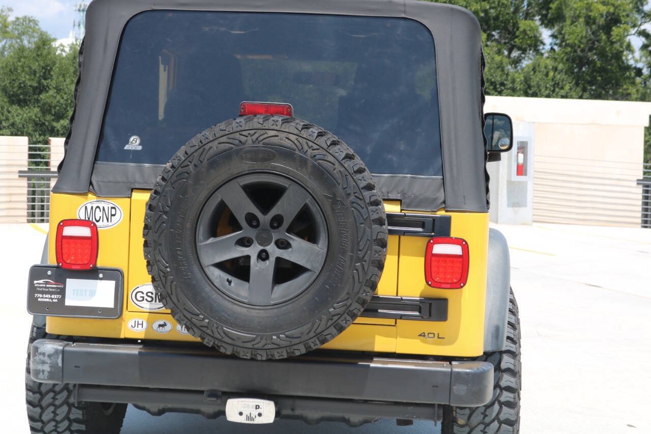 Used 2004 Jeep Wrangler X w/ Convenience Group AWD/4WD image 69