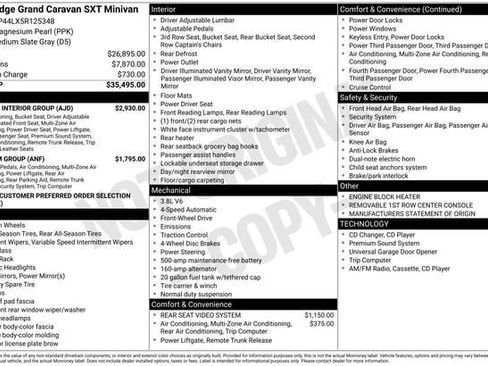 Used 2005 Dodge Grand Caravan SXT w/ Leather Interior Group image 2