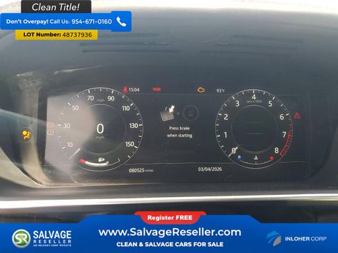 Used 2019 Land Rover Range Rover HSE AWD/4WD image 12