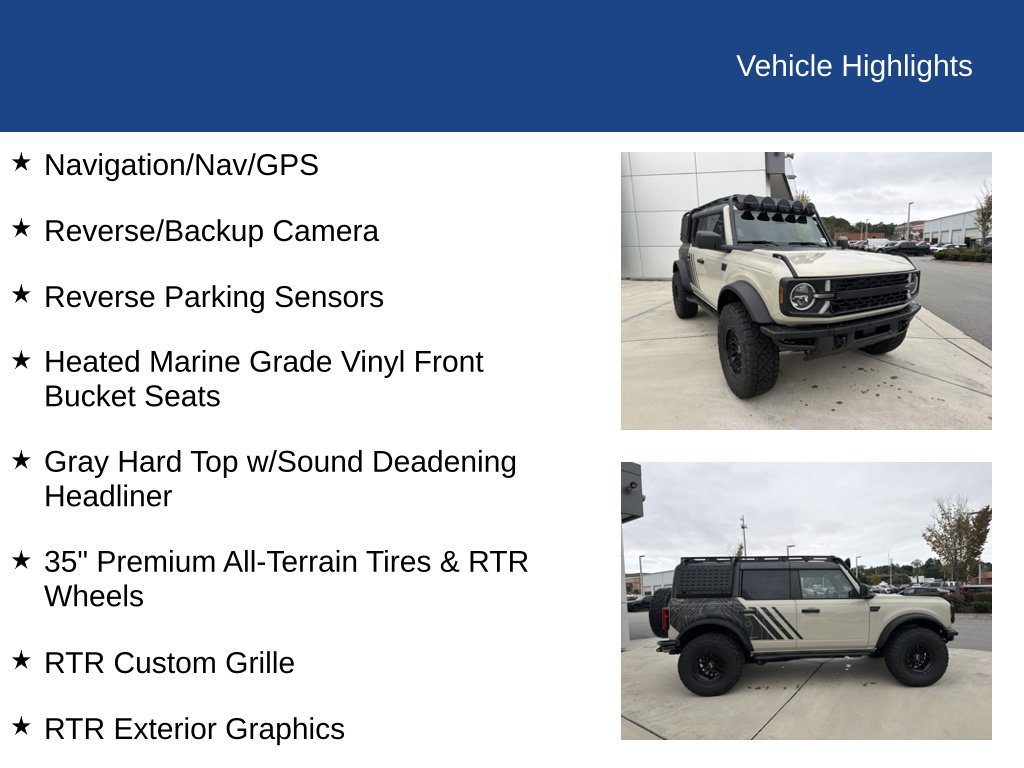 Used 2025 Ford Bronco Big Bend w/ Black Diamond Package AWD/4WD image 29
