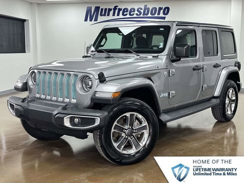 Used 2018 Jeep Wrangler Unlimited Sahara w/ LED Lighting Group image 1