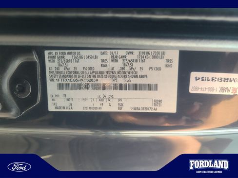 Used 2017 Ford F150 XLT w/ Equipment Group 302A Luxury AWD/4WD image 25