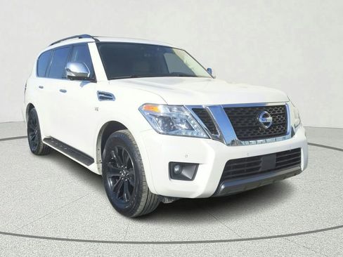 Used 2019 Nissan Armada Platinum w/ Captain's Chairs Package image 1