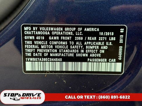 Used 2014 Volkswagen Passat 1.8T SE FWD image 19