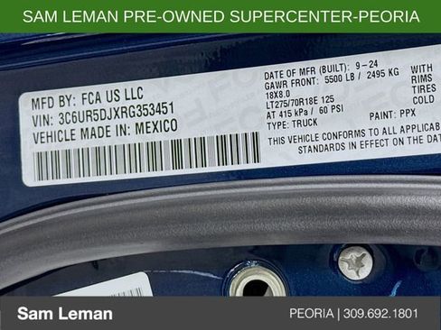 Used 2024 RAM 2500 Big Horn w/ Bed Utility Group image 28