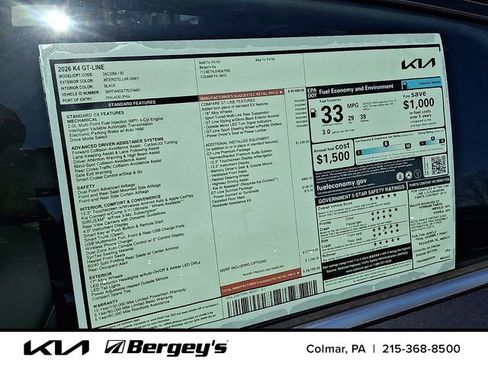 New 2026 Kia K4 GT-Line Turbo FWD image 22