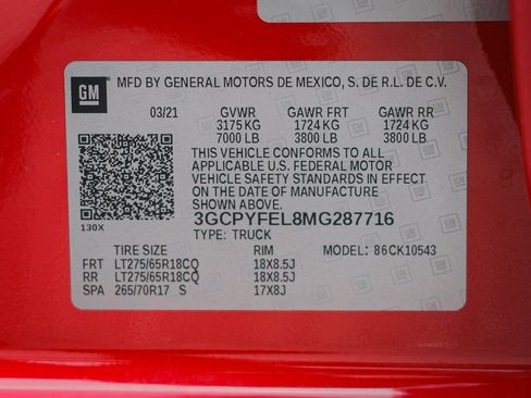 Used 2021 Chevrolet Silverado 1500 LT Trail Boss w/ Convenience Package II AWD/4WD image 40