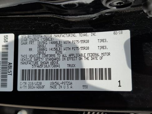 Used 2018 Toyota Tundra Platinum AWD/4WD image 40