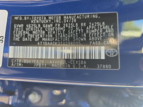 New 2026 Toyota Camry SE FWD image 31
