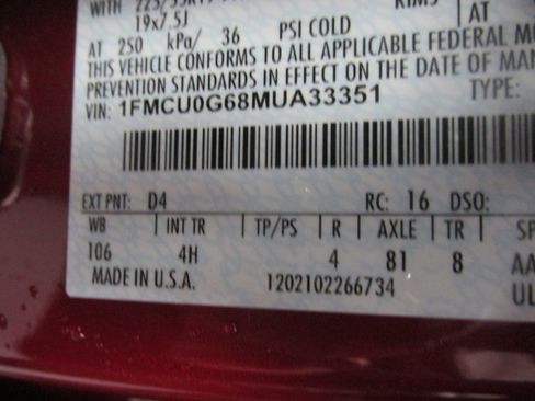 Certified 2021 Ford Escape SE w/ SE Sport Appearance Package image 41