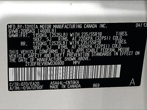 Used 2013 Toyota RAV4 Limited image 33