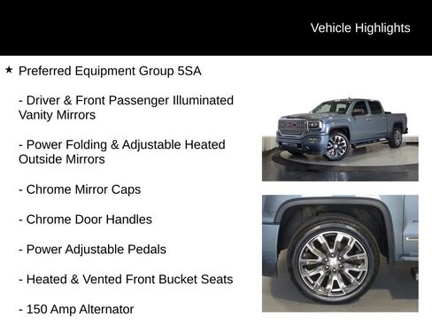 Used 2016 GMC Sierra 1500 Denali w/ Enhanced Driver Alert Package AWD/4WD image 19