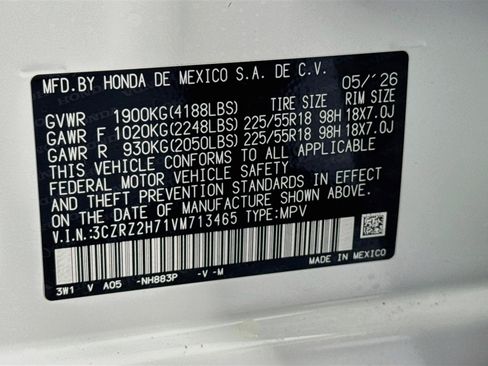 New 2027 Honda HR-V EX-L image 31