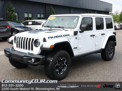 Used 2023 Jeep Wrangler Unlimited Rubicon 4xe w/ Steel Bumper Group AWD/4WD image 1