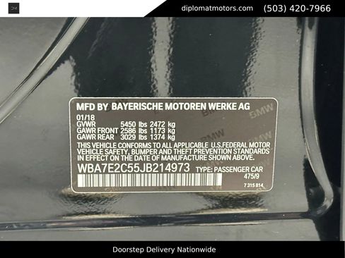 Used 2018 BMW 740i image 54