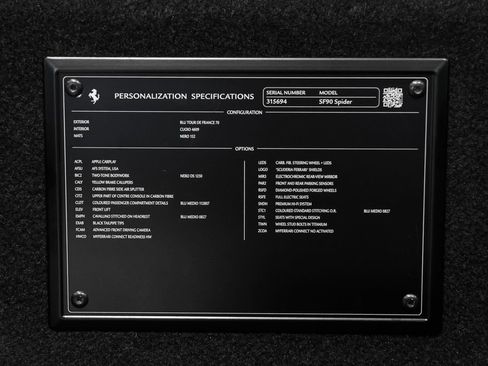 Certified 2025 Ferrari SF90 Spider AWD/4WD image 19