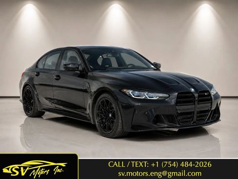Used 2024 BMW M3 Competition w/ Executive Package RWD image 1