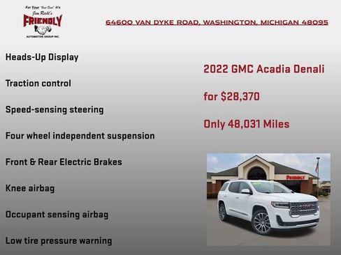 Used 2022 GMC Acadia Denali image 20