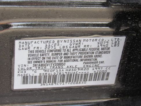 New 2026 Nissan Sentra SV w/ SV Convenience Package FWD image 15