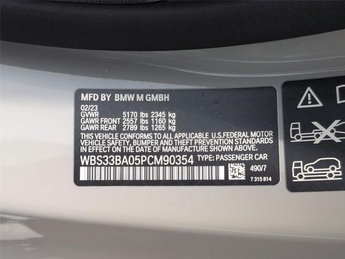 Used 2023 BMW M4 xDrive Competition w/ M Carbon Exterior Package AWD/4WD image 42