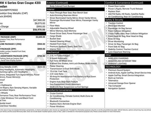 Used 2023 BMW 430i Gran Coupe xDrive 430i Gran Coupe w/ M Sport Package image 17