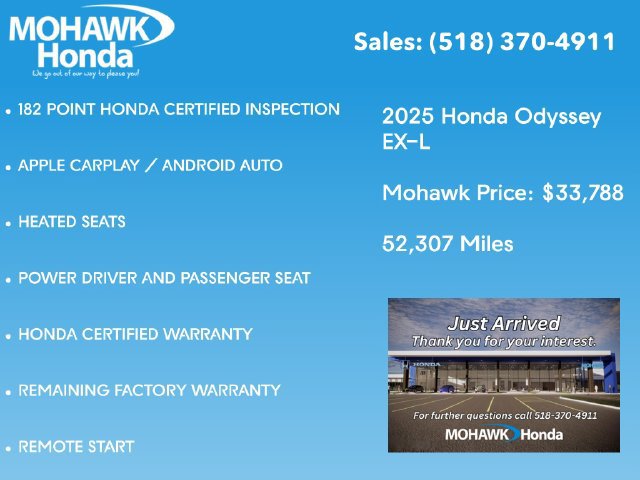 Used 2025 Honda Odyssey EX-L image 3