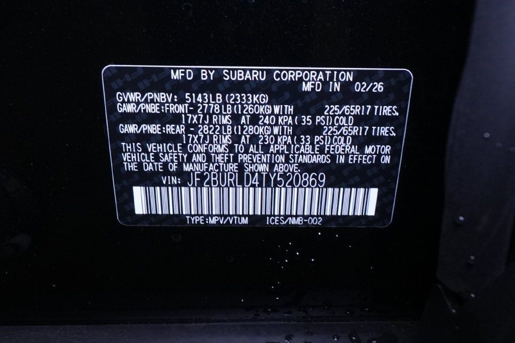 Used 2026 Subaru Outback Wilderness w/ Wilderness Package AWD/4WD image 47