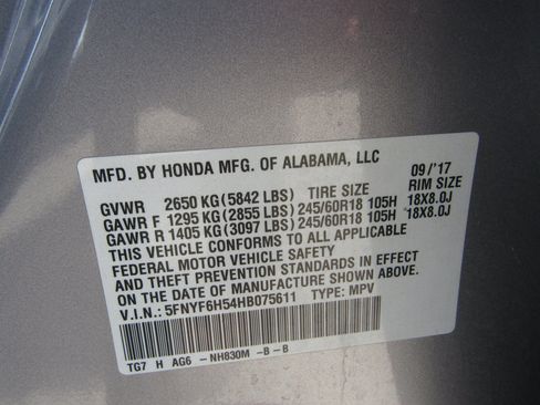 Used 2017 Honda Pilot EX-L image 6