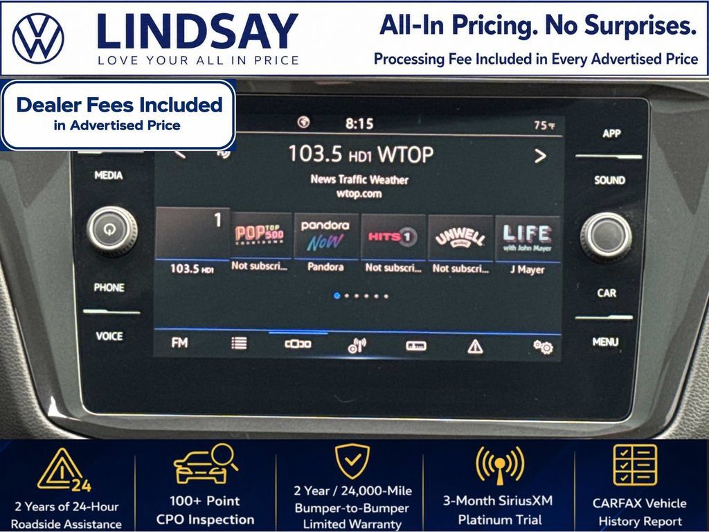 Certified 2024 Volkswagen Tiguan SE w/ Panoramic Sunroof Package AWD/4WD image 15