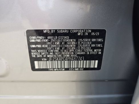 Certified 2023 Subaru Forester Limited AWD/4WD image 29