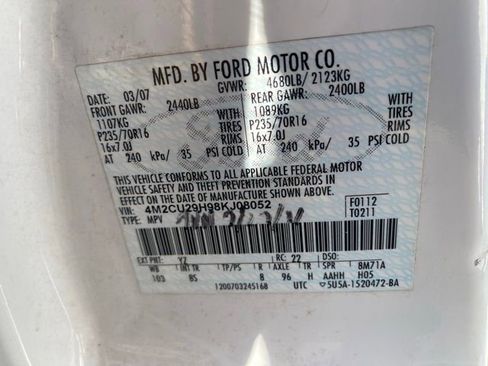 Used 2008 Mercury Mariner 2WD Hybrid image 22